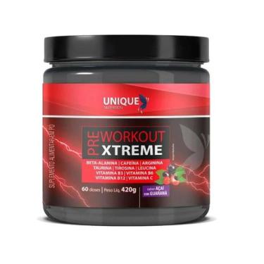 Imagem de Pre Workout Xtreme 420g Unique Nutrition Guaraná com Açaí