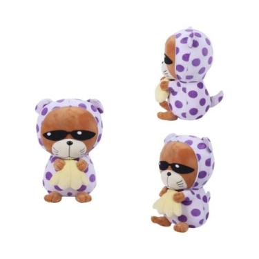 Imagem de Anime One Piece Raab Laboon Chaveiro De Pelúcia Pingente Macio Baleia 