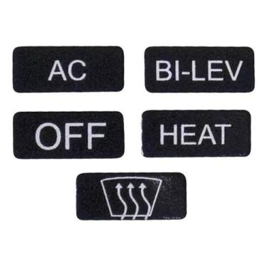 Imagem de Kit Adesivos Ar Condicionado Volkswagen Santana Voyage - Spts