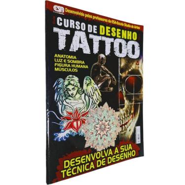 Imagem de Revista Guia Curso de Desenho: Tattoo Desenvolvido Pelos Professores da ESA Escola Studio de Artes