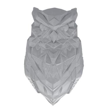 Imagem de 3d Animal Wall Light Led Wall Scone Artistic Holography Night Lamp for Stairs Entradas Garagens Varanda Decoração ao ar livre de varanda PETG Material Luz branca (Cinza)