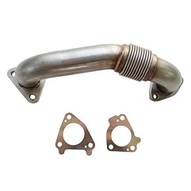 Imagem de A&J Tubo de Exaustão do Lado do Motorista para Duramax Diesel 6.6L 2001-16