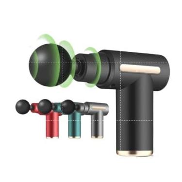 Imagem de Pistola Massageadora Elétrica para Liberação Miofascial - Massageador Profissional em Produtos de Massagem e Relaxamento Muscular(2. 1Preto + 1vermelho)