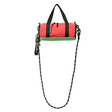 Imagem de Bolsa tiracolo multicolorida de montanha 2025 masculina e feminina bolsa de ombro único diária, Vermelho