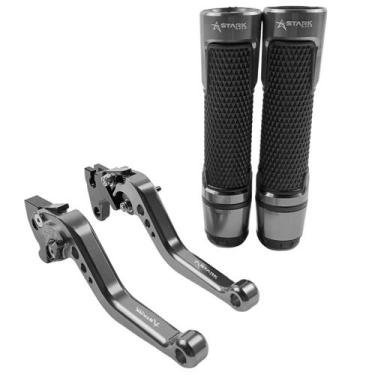 Imagem de Kit Manete Manopla Luva Moto Xt660r Xt 225 Dt 200 Tdm 225 - Stark Race