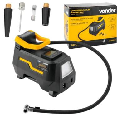 Imagem de Compressor de Ar Compacto para Calibrar Pneu de Carro e Moto 12V e Bivolt 127V e 220V