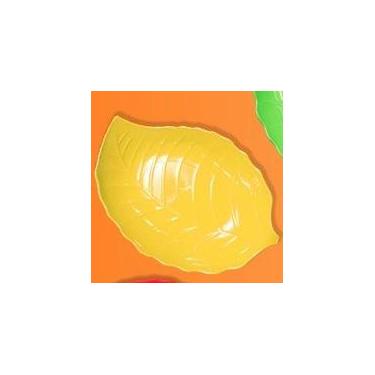 Imagem de Petisqueira Plástica com Formato de Folha Escolha a Cor - Pratika, Ama