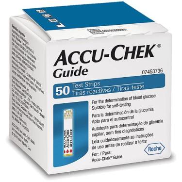 Imagem de Tiras Reagentes Accu-Chek Guide - 50 tiras - Roche
