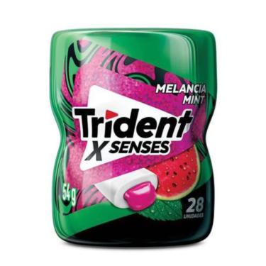 Imagem de Goma De Mascar Trident X Senses Melancia Mint 54g Com 28 Unidades