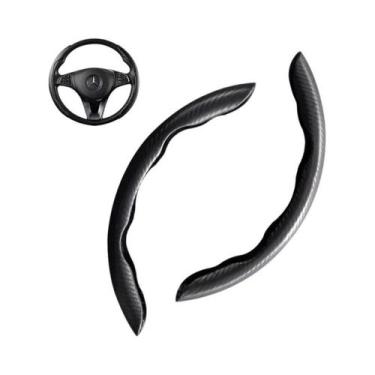 Imagem de Capa De Volante De Carro Antiderrapante De Fibra De Carbono 2/3pcs Ace