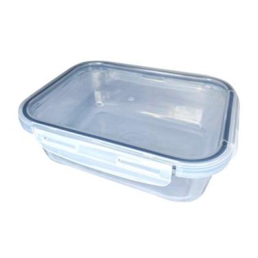 Imagem de Pote de vidro hermetico para alimentos com tampa plastica 1040ml - Glo
