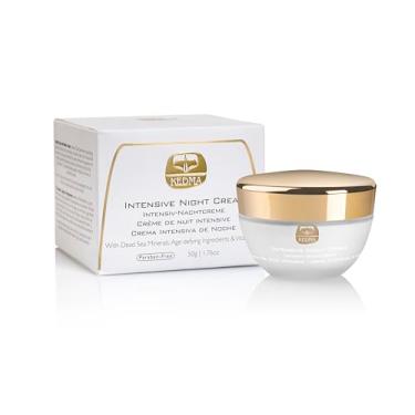 Imagem de KEDMA Creme noturno intensivo – hidratante antienvelhecimento com minerais do Mar Morto, retinol e extratos botânicos – Creme noturno hidratante para linhas finas e rugas – 50 ml