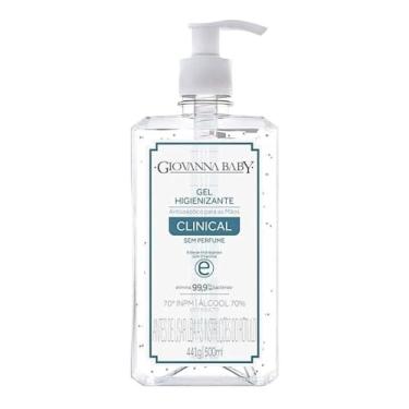 Imagem de PRO NOVA DISTRIBUIDORA E COMERCIO DE COSMETICOS LTDA Alcool Gel Higienizante Clinical Giovanna Baby 500Ml