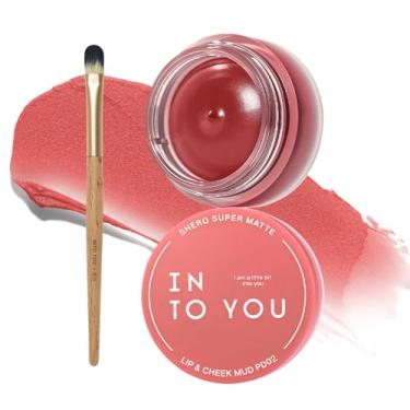 Imagem de INTO YOU Batom líquido fosco para mulheres, batom enlatado de longa duração à prova d'água com pincel labial, sem transferência, altamente pigmentado com textura leve de lama labial (PD02)