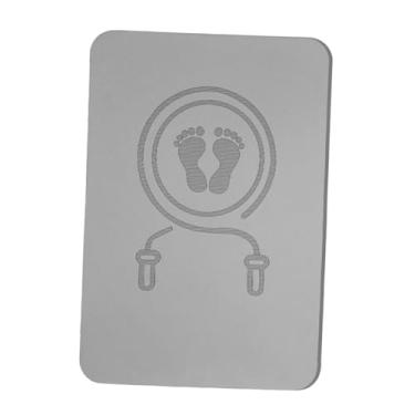 Imagem de UGPLM Tapete de corda de pular, manta de treino, isolamento acústico, dupla face, antiderrapante, para pular, ioga, absorção de choque, almofada de corda de, Cinza