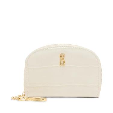 Imagem de Steve Madden Porta-cartões feminino JADEZ Dome Bone Croc, tamanho único