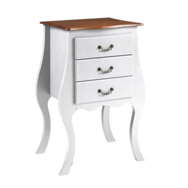 Imagem de Cômoda Bombê Grande de Madeira com 3 Gavetas - Meyer Móveis