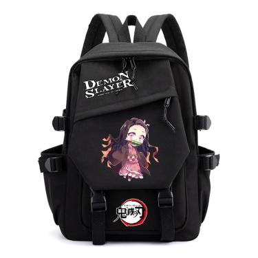 Imagem de Mochila Sanmu Demon Slayer Kamado com impressão digital em couro PU