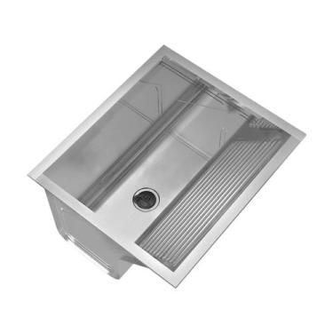 Imagem de Tanque Inox Embutir 68 Litros 608x536x404 Solo