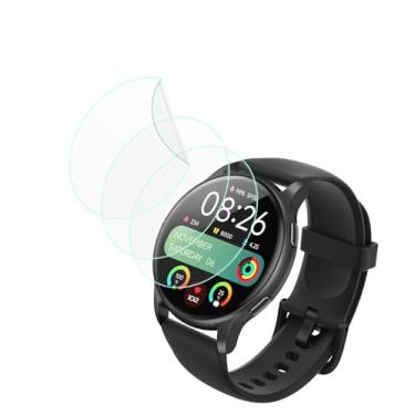 Imagem de Futanwei Película protetora de tela Parsonver Smart Watch SR3 de 1,25 polegadas [pacote com 3] película PET transparente HD [antiimpressões digitais] [antiarranhões] [sem bolhas] compatível com