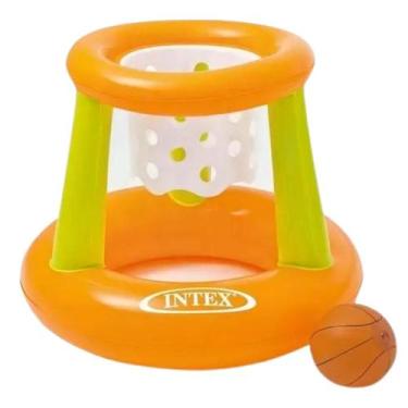Imagem de Cesta inflável de basquete flutuante piscina infantil bola - INTEX, La