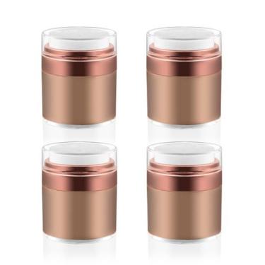 Imagem de Frascos de bomba Airless Cositina, pacote com 4, 50 ml, acrílico vazio