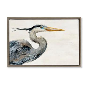 Imagem de Stupell Industries Tela flutuante marrom Wings Of Tranquility Design de arte de parede por Jacob Q, 17 x 25