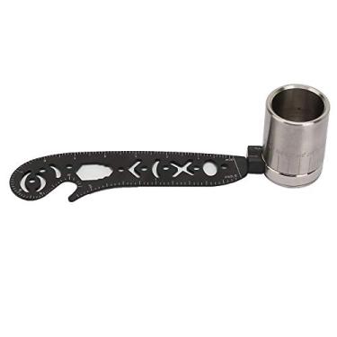 Imagem de Akozon Ferramenta de Bitola Circular Magnética Multifuncional - Ferramenta de Pintura Versátil, Régua de Bússola e Régua Curva para Desenhar, Esboçar, Medir e Mais