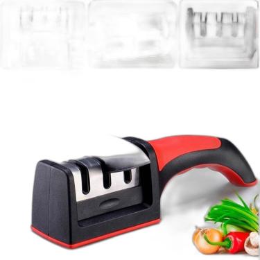 Imagem de Afiador Inox Amolador De Facas 3 In 1 Profissional