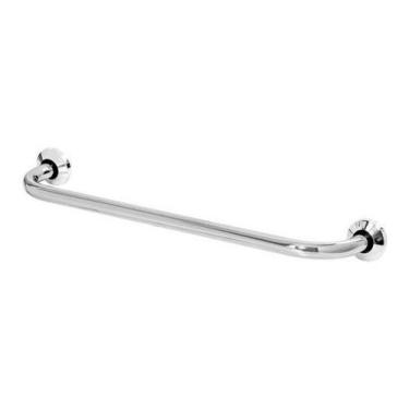 Imagem de Barra De Apoio Cromada Para Idosos 40cm - MetalCromo