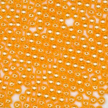 Imagem de Miçanga Passante Pérola Abs Salmão 6mm 500pçs 75g - Macall