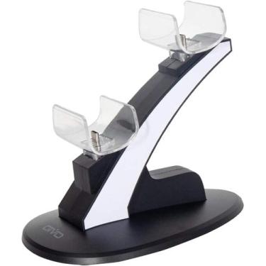 Imagem de Carregador Duplo Led P/ PS 5 Controle Sem Fio Ps 5 - OIVO