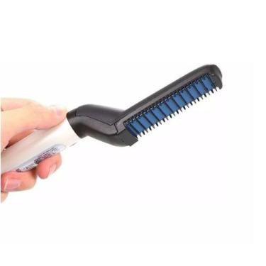 Imagem de Chapinha Alisadora Modeladora Barba E Cabelo Masculino Homens - COMB, 