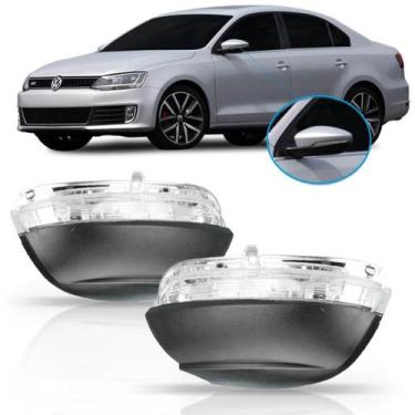 Imagem de Pisca Retrovisor Jetta 2011 A 2014 Com Luz Cortesia - SP ACESSÓRIOS, D