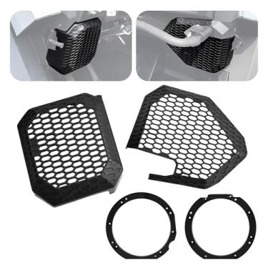 Imagem de SLORIMOD Módulos de alto-falante Under Dash para acessórios Polaris RZR PRO 2025+, suportes de caixa de alto-falante de painel com suportes adaptadores (suporta alto-falantes de 16,5 cm)
