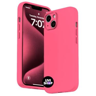 Imagem de Capa Case Capinha Para iPhone 15 Silicone Com Bordas Elevadas Aveludada Forro Premium (ROSA PINK)