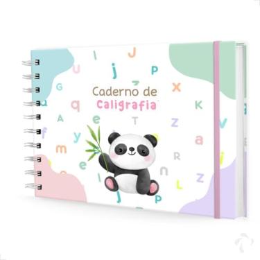 Imagem de NISTI PRINT, Caderno De Caligrafia c/Atividades Capa Dura Menina Panda