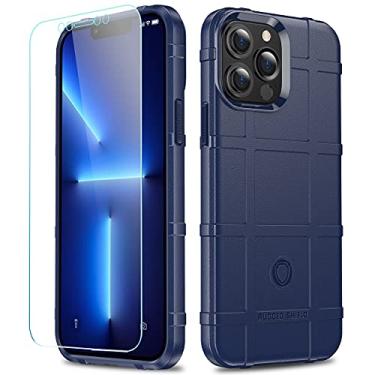 Imagem de LABILUS Capa para iPhone 13 Pro Max, capa protetora tática tática resistente à queda de 2,4 m à prova de quedas compatível com iPhone 13 Pro Max (6,7 polegadas) - azul marinho