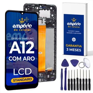 Imagem de Tela A12 A125 A02 A022 Display Compatível Frontal Empório do Celular Com Aro