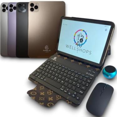Imagem de Tablet Milli Mil20 Pro, 16GB RAM + 512GB, Android 14, Tela 10.1", Chip 5G, com Teclado, Mouse, Caixa de Som e Capa