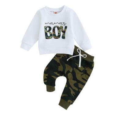 Imagem de Conjunto de roupas Baby Boy Fall, moletom de manga comprida 0-2T - All