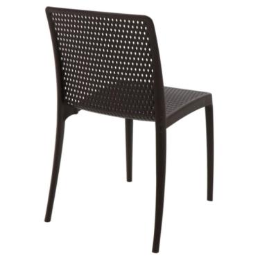 Imagem de Cadeira Tramontina Isabelle Em Fibra De Vidro Marrom