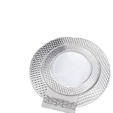 Imagem de Kit 20 Convidados Copo Prato Guardanapos Descartável De Luxo