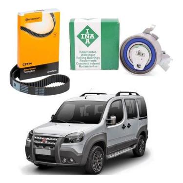 Imagem de Kit Correia Dentada Tensor Doblo Adventure 1.8 8v 2011 A 2013 - Contin