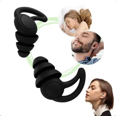 Imagem de 2X Protetor Auricular Tampão De Ouvido Dormir Natação Antiru