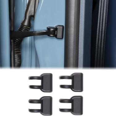 Imagem de Guarnições de tampa de dobradiça de porta de carro compatíveis com Ford Maverick 2022 2023 Aunginsy 4 peças tampas de tampa de dobradiça de porta lateral de carro capas de limitador de porta de carro