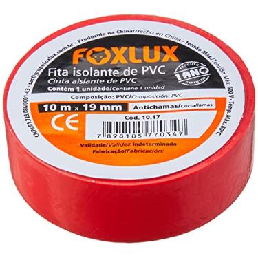 Imagem de Fita Isolante 10 Mts Vermelha Foxlux