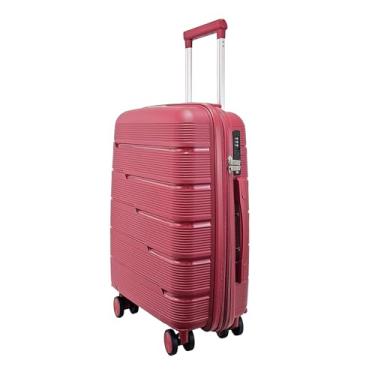 Imagem de Mala de bordo rígida em Polipropileno com expansor, 4 rodas 360º, cadeado segredo. Para bagagem de 10kgs (Vermelha Cereja P2MB)