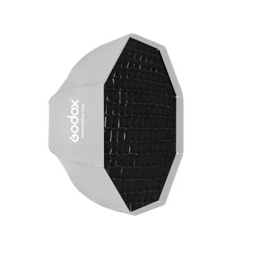 Imagem de Godox Octógono portátil 95 cm/37,4" apenas grade guarda-chuva refletor Softbox para flash Speedlight somente grade