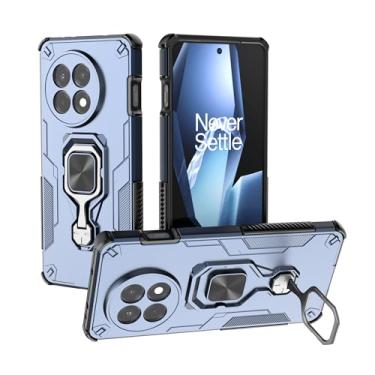 Imagem de SORAKA Capa para OnePlus 13 5G com suporte metálico giratório de 360 graus peça de ferro magnética para suporte magnético de telefone para carro